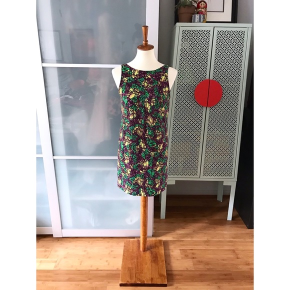 Tildon Stained Glass Crystal Printed Shift Dress - Picture 1 of 6